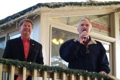 Geoff Paddock and Mayor Tom Henry