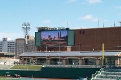 2009/04/04: Live shot on the video board