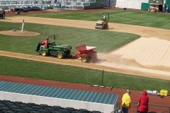 2009/04/04: Working on the infield