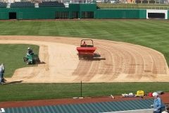 2009/04/04: Working on the infield