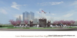 The Law Enforcement Fire Fighters Memorial of Allen County