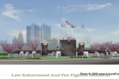 The Law Enforcement Fire Fighters Memorial of Allen County