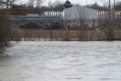 Flooding on the west end of Fairmount Place