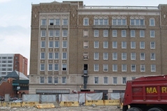 2009/03/18: West side with debris chutes