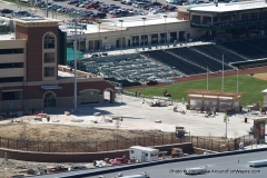 Meyers Park, parking deck and Parkview Field