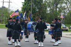 The FWPD Pipe and Drum Brigade