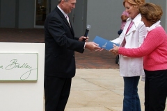 Mayor Tom Henry presents the proclamation