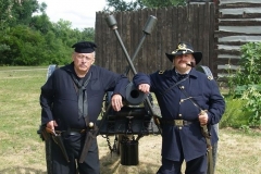 Civil War reenactors