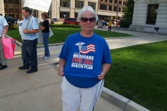 Supporter of President Obama's plan