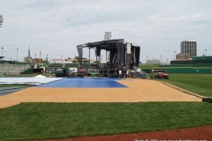 Mercy Me Concert set up