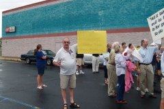 The Hands Off My Health Care bus tour