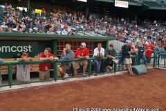 TinCaps staff and Councilman Tom Didier