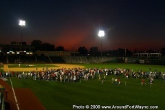 Sunset over Parkview Field