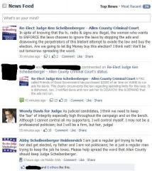 2010/10/30: Facebook screen capture of campaign musings