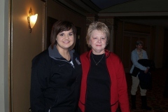 Abby Johnson and Cathie Humbarger