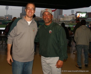 TinCaps President Mike Nutter and Manager Jose Flores
