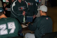 The TinCaps sign autographs