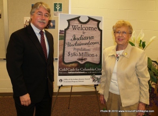 IN Attorney General Greg Zoeller and IN State Representative Phyllis Pond