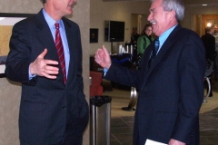 US Senator Evan Bayh and Mayor Tom Henry