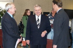 Mayor Tom Henry, Win Moses and US Senator Evan Bayh