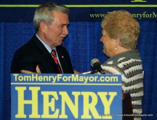 Mayor Tom Henry and Sandy Kennedy