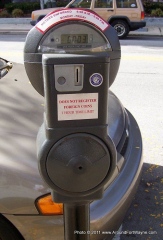 Current parking meter