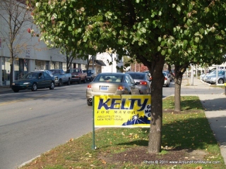 Matt Kelty yard sign