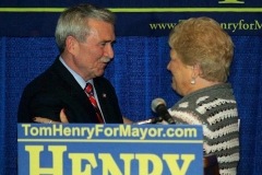 Mayor Tom Henry and Sandy Kennedy