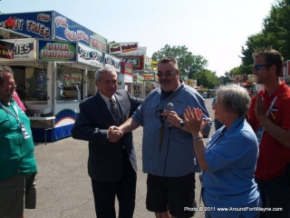 2011/07/08: Mayor Tom Henry and Jack Hammer