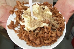 German Chocolate Funnel Cake