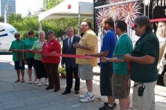 2012/07/13: Board members at the ribbon cutting