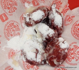 Deep Fried Red Velvet Oreos