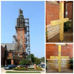 2015/09/02: Emmanuel Lutheran Church Cross removal