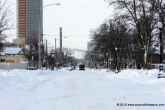 Looking west on Wayne Street