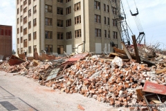 Bowser Pump building demolition