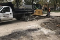 Brookside-Parkerdale storm water construction