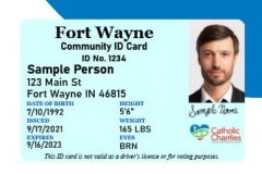 Sample Fort Wayne Community ID Card