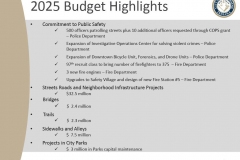 2025 Fort Wayne Civil City Budget slide presentation - slide 3