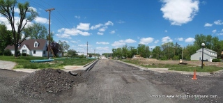 Ardmore Avenue and North Washington Road, north view