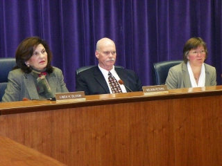 Linda Bloom, Nelson Peters and Therese Brown