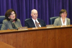 Linda Bloom, Nelson Peters and Therese Brown