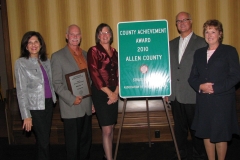 County officials accept award at the Association of Indiana Counties’ Annual Conference