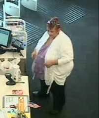 Theft and unauthorized use of a stolen credit card investigation suspect