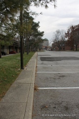 The Freimann Square parking lot