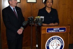2011/04/18: Mayor Tom Henry and Julie Sanchez