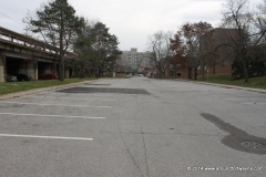 The Freimann Square parking lot