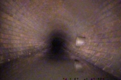 Brick-lined sewer