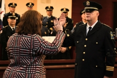 FWPD Chief Scott Caudill swearing