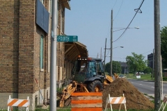 Checking the water main