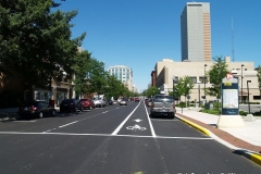 Bike lane on Wayne Street